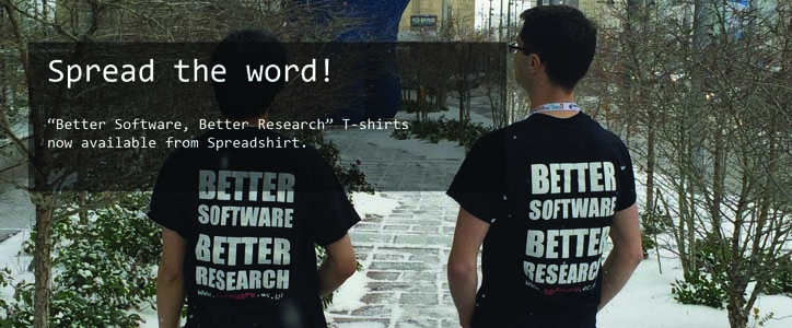 Two men in fabulous T-shirts