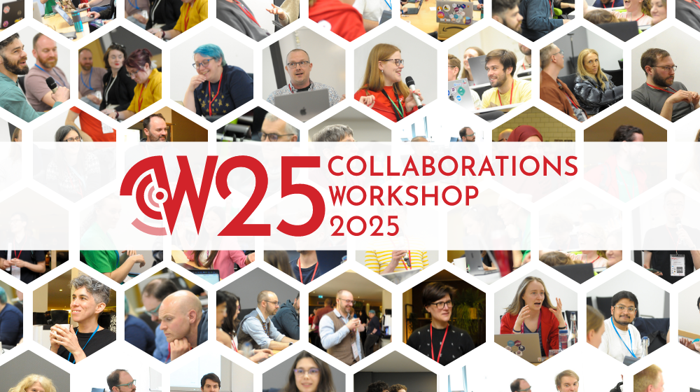 CW25 logo, collage of pictures from CW24