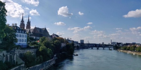 View of Rhine river