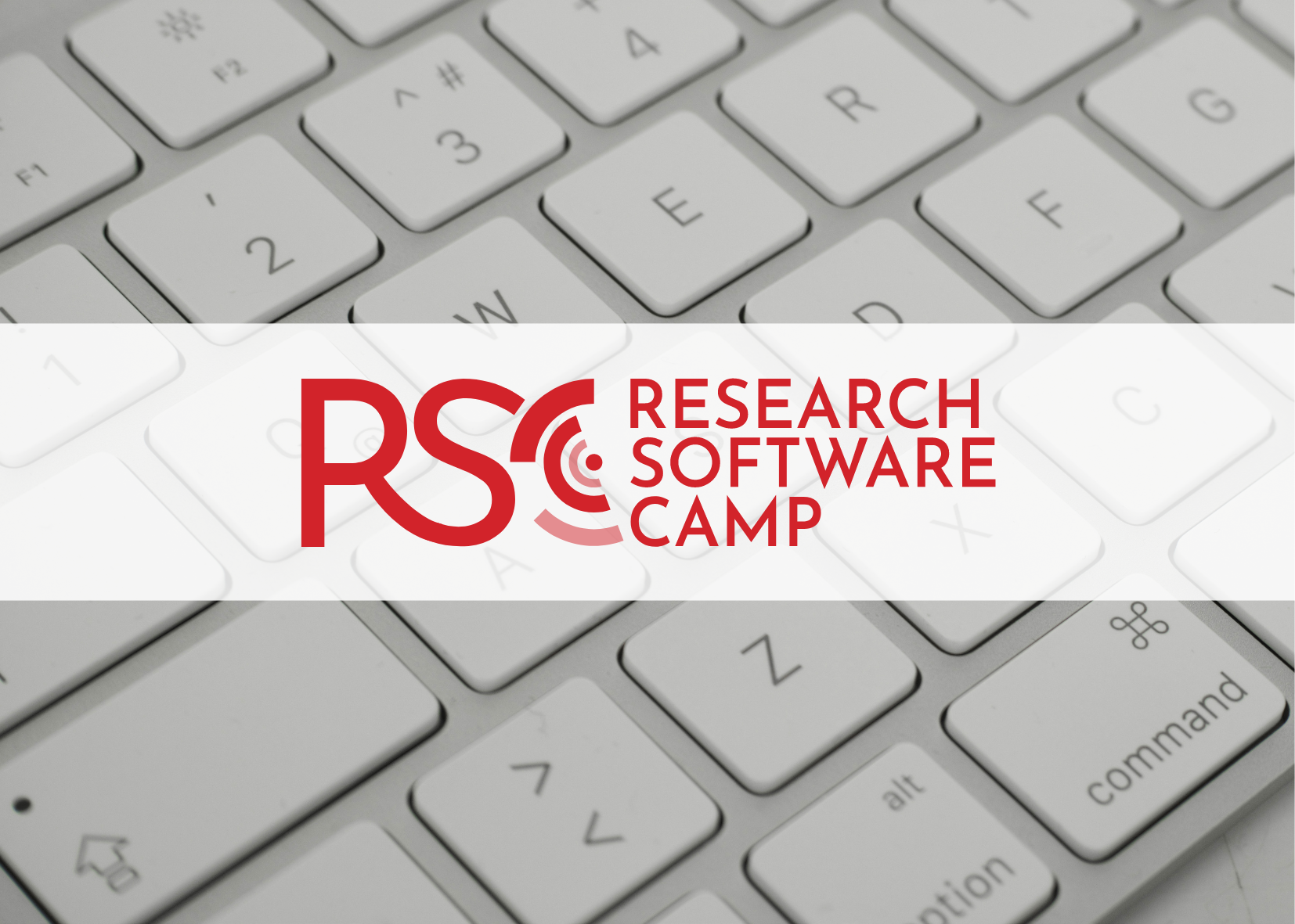 RSC logo on top of keyboard