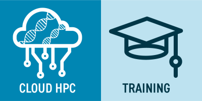 Infographic showing modified cloud span logo and training logo