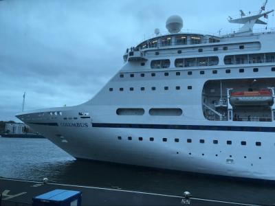 Cruise ship in Amsterdam