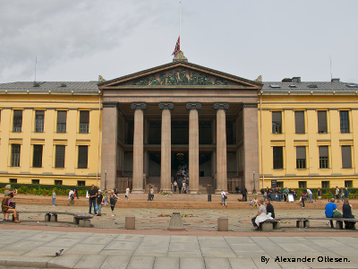 University of Oslo by Alexander Ottesen (under CC-BY).