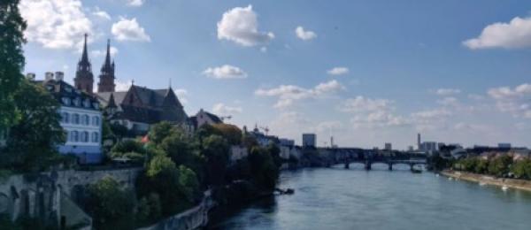 View of Rhine river