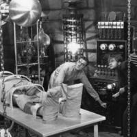 A scene from the 1931 movie version of Mary Shelley’s Frankenstein