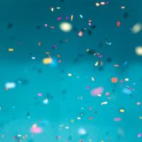 selective focus photography of confetti