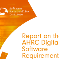 Cover of the Report on the AHRC Digital/Software Requirements