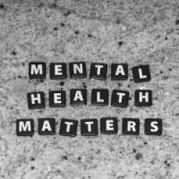 Scrabble tiles saying mental health matters